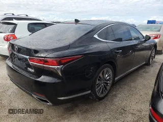 2018 Lexus LS with VIN JTHB5LFF8J5000824, listed as a Copart auction lot 74479734 with 25,959 mi miles and Non Repairable. Bid and sale history available at carsss.com. Image 3.