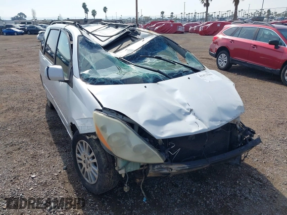 2008 Toyota Sienna XLE with VIN 5TDZK22C48S149718, listed as a IAAI auction lot 41473363 with 1 mi miles. Bid and sale history available at carsss.com. Image 6.