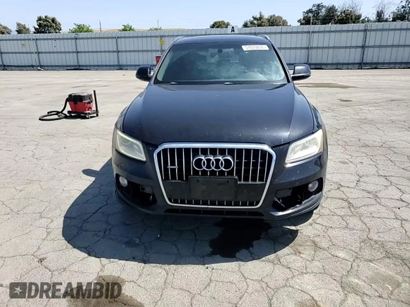2013 Audi Q5 Premium with VIN WA1CFAFP7DA037028, listed as a Copart auction lot 57075835 with 142,617 mi miles and Salvage title. Bid and sale history available at DreamBid. Image 14.