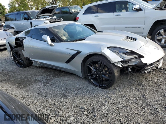 2016 Chevrolet Corvette 2LT with VIN 1G1YC2D74G5125988, listed as a Copart auction lot 74536924 with 19,049 mi miles and Salvage Title. Bid and sale history available at carsss.com. Image 4.
