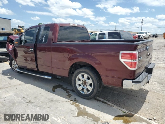 2009 Ford F-150 STX with VIN 1FTRX12869KB38106, listed as a Copart auction lot 62023805 with 66,700 mi miles and Salvage title. Bid and sale history available at DreamBid. Image 2.