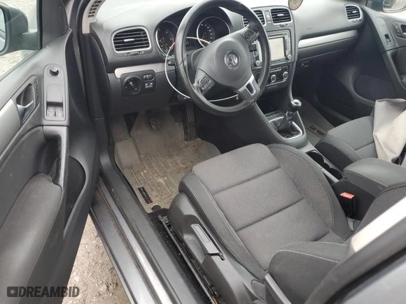2012 Volkswagen Golf TDI with VIN WVWMM7AJ6CW154879, listed as a Copart auction lot 43901425 with 171,349 mi miles and Salvage Title. Bid and sale history available at carsss.com. Image 8.