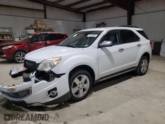 2014 Chevrolet Equinox LTZ with VIN 1GNALDEK2EZ138937, listed as a Copart auction lot 45473545 with 186,555 mi miles and Salvage Title. Bid and sale history available at carsss.com. Image 1.