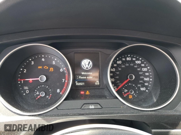 2018 Volkswagen Tiguan S with VIN 3VV0B7AX4JM042248, listed as a Copart auction lot 65202625 with 102,021 mi miles and Salvage title. Bid and sale history available at DreamBid. Image 9.