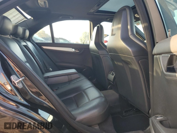 2009 Mercedes-Benz C 63 AMG with VIN WDDGF77X89F245590, listed as a Copart auction lot 75036764 with 243,430 mi miles and Salvage Title. Bid and sale history available at DreamBid. Image 10.