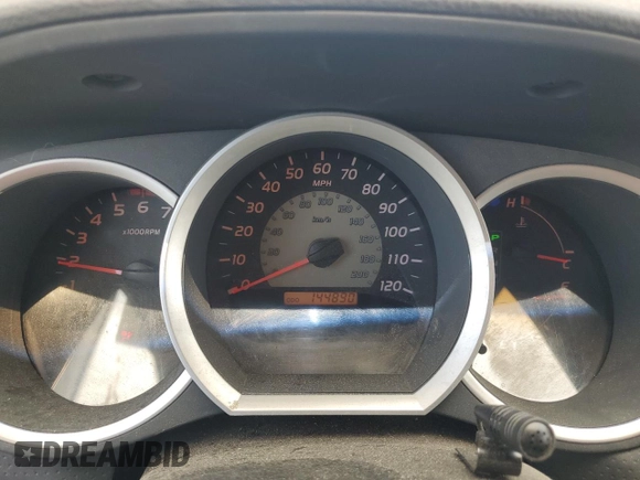 2005 Toyota Tacoma PreRunner with VIN 5TEKU72N55Z098139, listed as a Copart auction lot 57266715 with 144,890 mi miles and Salvage title. Bid and sale history available at DreamBid. Image 9.