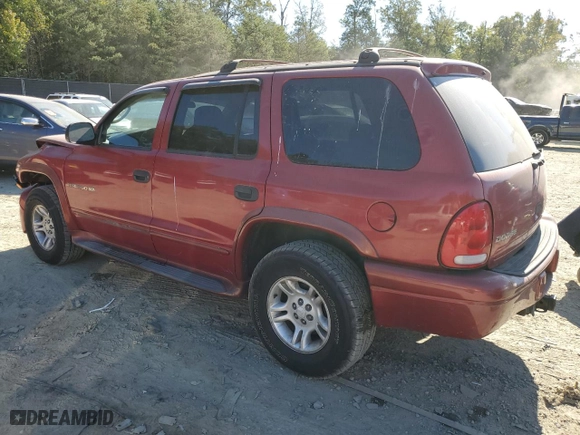 2001 Dodge Durango with VIN 1B4HS28Z11F530906, listed as a Copart auction lot 75046514 with 201,244 mi miles and Salvage Title. Bid and sale history available at carsss.com. Image 2.