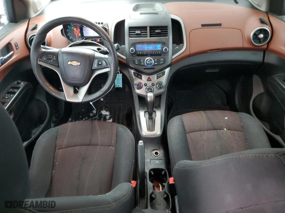2014 Chevrolet Sonic LT with VIN 1G1JC6SH5E4100640, listed as a Copart auction lot 87554095 with 146,110 mi miles and Clean Title. Bid and sale history available at carsss.com. Image 8.