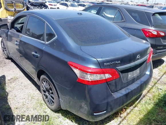 2015 Nissan Sentra S with VIN 3N1AB7AP4FY363387, listed as a IAAI auction lot 41862097 with 132,970 mi miles. Bid and sale history available at carsss.com. Image 3.