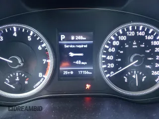 2019 Hyundai Santa Fe SE with VIN 5NMS23AD7KH107636, listed as a Copart auction lot 37345253 with 17,156 mi miles. Bid and sale history available at carsss.com. Image 9.