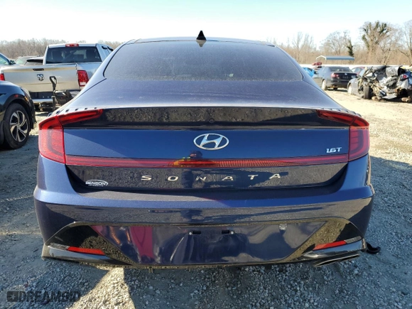 2021 Hyundai Sonata SEL Plus with VIN 5NPEJ4J2XMH132301, listed as a Copart auction lot 46515995 with 54,997 mi miles and Salvage Title. Bid and sale history available at carsss.com. Image 6.