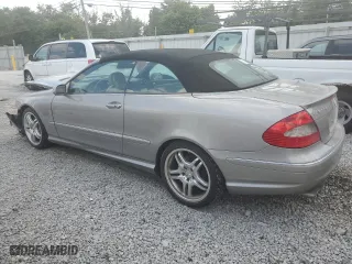 2009 Mercedes-Benz CLK-Class 5.5L with VIN WDBTK72F99T101596, listed as a Copart auction lot 65990194 with 108,640 mi miles and Salvage Title. Bid and sale history available at carsss.com. Image 2.