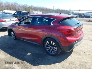 2017 Infiniti QX30 Luxury with VIN SJKCH5CR2HA021321, listed as a IAAI auction lot 41729337 with 55,486 mi miles. Bid and sale history available at carsss.com. Image 3.