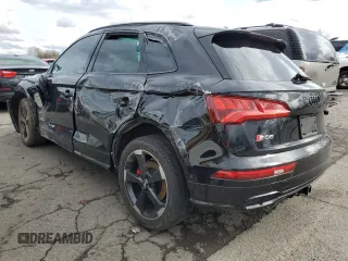 2019 Audi SQ5 Prestige with VIN WA1C4AFY3K2070890, listed as a Copart auction lot 49706185 with Not Provided miles and Salvage Title. Bid and sale history available at carsss.com. Image 2.