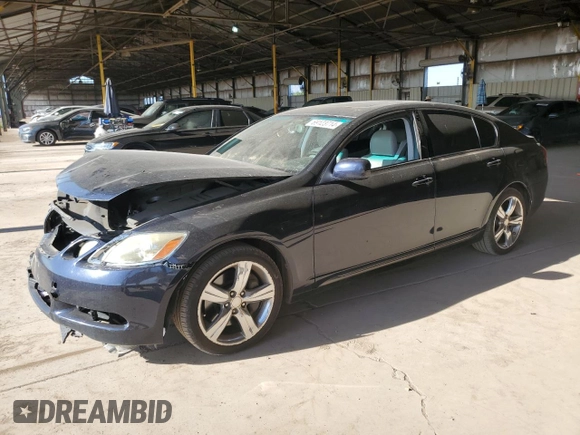 2007 Lexus GS 350 with VIN JTHBE96S870027236, listed as a Copart auction lot 69123714 with 206,250 mi miles and Salvage Title. Bid and sale history available at carsss.com. Image 1.