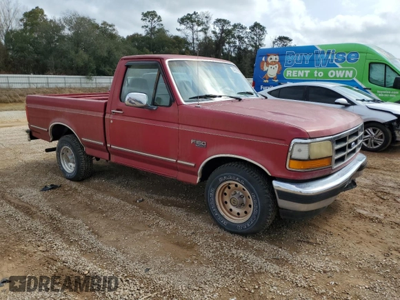 1995 Ford F-150 with VIN 1FTEF15N0SNA40406, listed as a Copart auction lot 44925055 with 146,462 mi miles and Clean Title. Bid and sale history available at carsss.com. Image 4.