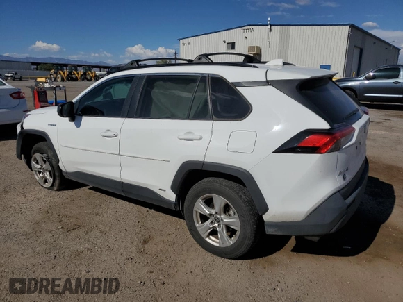 2021 Toyota RAV4 Hybrid LE with VIN 4T3LWRFVXMU044589, listed as a Copart auction lot 62431265 with 52,243 mi miles and Salvage title. Bid and sale history available at DreamBid. Image 2.