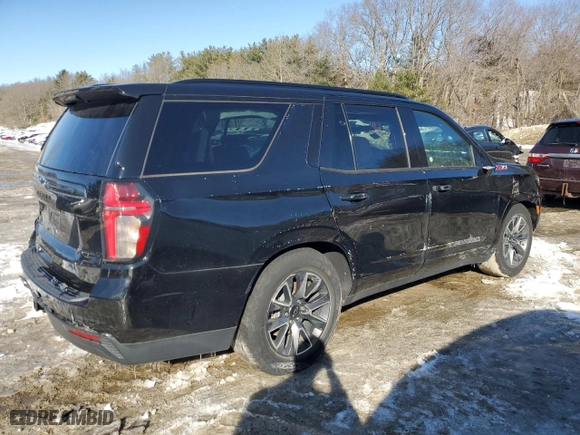 2021 Chevrolet Tahoe Z71 with VIN 1GNSKPKD8MR331042, listed as a Copart auction lot 46280515 with 38,215 mi miles and Salvage Title. Bid and sale history available at carsss.com. Image 3.