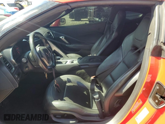 2019 Chevrolet Corvette 1LT with VIN 1G1YB2D72K5121028, listed as a Copart auction lot 57628095 with 70,565 mi miles and Non repairable. Bid and sale history available at DreamBid. Image 7.