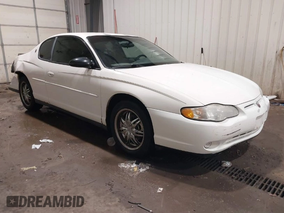 2002 Chevrolet Monte Carlo LS z VIN 2G1WW12E829181048, wystawiony jako IAAI lot #41634821 z przebiegiem 175 242 mil mil oraz . Historia ofert i sprzedaży dostępna na DreamBid. Obrazek 1.