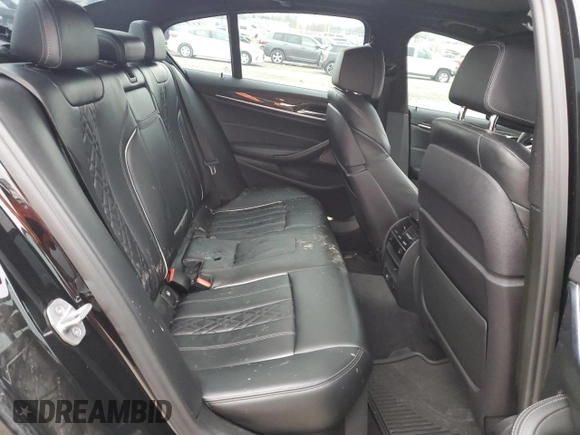 2018 BMW 5 Series M550i xDrive with VIN WBAJB9C56JB049524, listed as a Copart auction lot 43511805 with 55,759 mi miles and Salvage title. Bid and sale history available at DreamBid. Image 10.