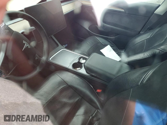 2023 Tesla Model 3 with VIN 5YJ3E1EA9PF543672, listed as a Copart auction lot 48211035 with Not Provided miles and Salvage Title. Bid and sale history available at DreamBid. Image 8.