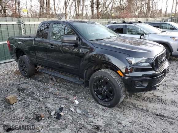 2022 Ford Ranger XL with VIN 1FTER1FH4NLD30034, listed as a Copart auction lot 82263364 with 32,765 mi miles and Salvage Title. Bid and sale history available at carsss.com. Image 4.
