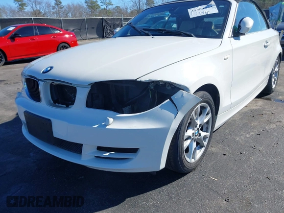 2008 BMW 1 Series 128i with VIN WBAUN13538VH79554, listed as a IAAI auction lot 41404844 with 101,489 mi miles and . Bid and sale history available at DreamBid. Image 6.