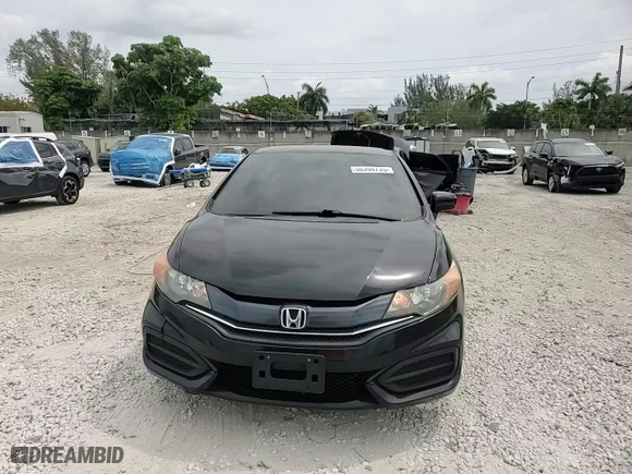 2014 Honda Civic Coupe LX with VIN 2HGFG3B55EH513247, listed as a Copart auction lot 50394735 with 124,853 mi miles and Salvage Title. Bid and sale history available at carsss.com. Image 13.