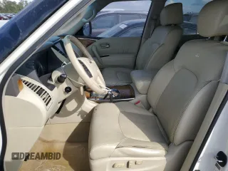 2012 Infiniti QX56 8-passenger with VIN JN8AZ2NC8C9317165, listed as a Copart auction lot 76693664 with 167,243 mi miles and Salvage Title. Bid and sale history available at carsss.com. Image 7.