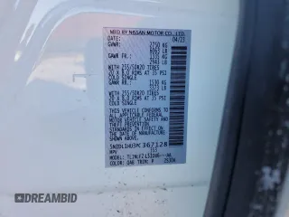 2023 Infiniti QX60 Autograph with VIN 5N1DL1HU3PC367128, listed as a Copart auction lot 46273845 with Not provided miles and Salvage title. Bid and sale history available at DreamBid. Image 15.