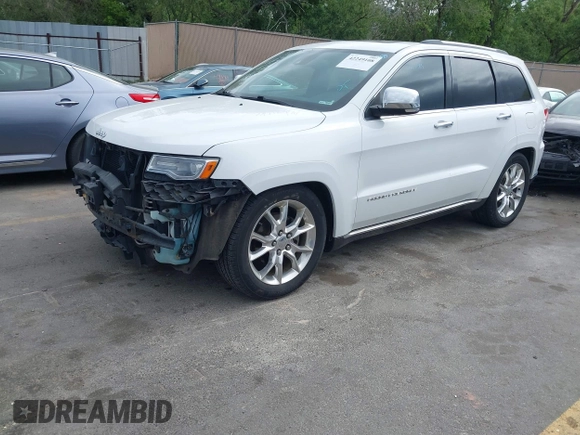 2014 Jeep Grand Cherokee Summit z VIN 1C4RJFJG2EC476114, wystawiony jako IAAI lot #42249108 z przebiegiem 97 569 mil mil oraz . Historia ofert i sprzedaży dostępna na DreamBid. Obrazek 2.