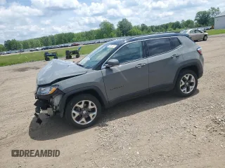 2020 Jeep Compass Limited with VIN 3C4NJDCB4LT137148, listed as a Copart auction lot 59091465 with 48,117 mi miles and Salvage title. Bid and sale history available at DreamBid. Image 1.