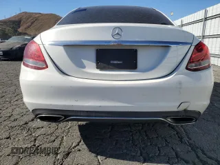 2015 Mercedes-Benz C 300 with VIN 55SWF4JB3FU058421, listed as a Copart auction lot 89027015 with 166,332 mi miles and Clean Title. Bid and sale history available at DreamBid. Image 6.