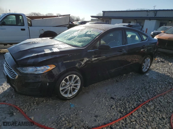 2020 Ford Fusion SE with VIN 3FA6P0HD8LR195384, listed as a Copart auction lot 48734885 with 68,487 mi miles and Salvage Title. Bid and sale history available at carsss.com. Image 1.
