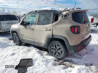 2017 Jeep Renegade Trailhawk с VIN ZACCJBCB9HPF02711, выставлен на аукционе IAAI как лот 41297907 с пробегом 136 188 миль миль и . История ставок и продаж доступна на DreamBid. Изображение 3.