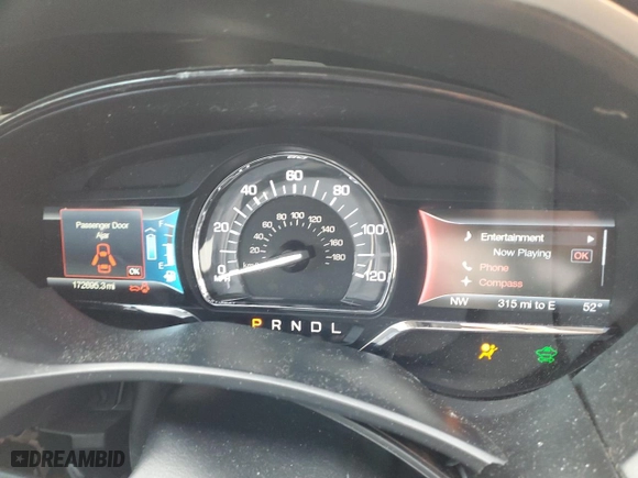 2016 Lincoln MKZ Hybrid with VIN 3LN6L2LU8GR631273, listed as a Copart auction lot 47293605 with NaN miles and Salvage Title. Bid and sale history available at carsss.com. Image 9.