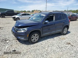 2016 Volkswagen Tiguan S z VIN WVGAV7AX2GW601357, wystawiony jako Copart lot #50563725 z przebiegiem 111 847 mil mil oraz Szkoda całkowita • Salvage title. Historia ofert i sprzedaży dostępna na DreamBid. Obrazek 1.