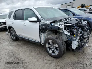 2023 Honda Pilot EX-L 7 Passenger with VIN 5FNYG1H57PB045596, listed as a Copart auction lot 46602654 with 5,435 mi miles and Non Repairable. Bid and sale history available at carsss.com. Image 4.