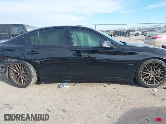 2019 Infiniti Q50 Luxe z VIN JN1EV7AP8KM519419, wystawiony jako IAAI lot #41278134 z przebiegiem 91 902 mil mil oraz . Historia ofert i sprzedaży dostępna na DreamBid. Obrazek 13.