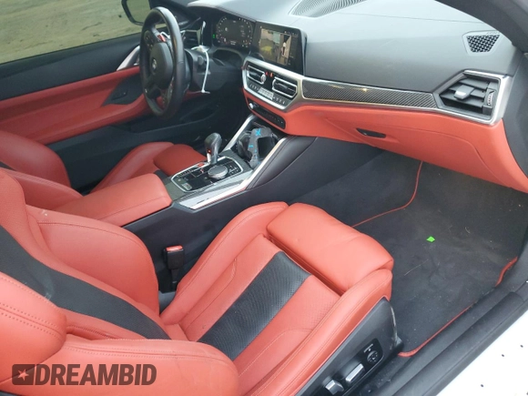 2022 BMW M4 Competition xDrive with VIN WBS43AZ09NCK22701, listed as a Copart auction lot 37733034 with 13,038 mi miles. Bid and sale history available at carsss.com. Image 8.