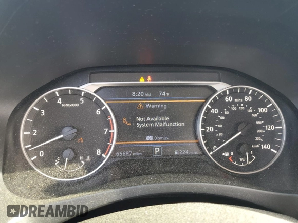 2020 Nissan Altima SV z VIN 1N4BL4DV7LC276231, wystawiony jako Copart lot #51914685 z przebiegiem 65 687 mil mil oraz Szkoda całkowita • Salvage title. Historia ofert i sprzedaży dostępna na DreamBid. Obrazek 9.