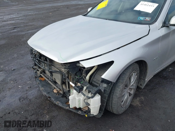 2014 Infiniti Q50 Hybrid Premium with VIN JN1AV7AR9EM700727, listed as a IAAI auction lot 41461433 with 169,882 mi miles. Bid and sale history available at carsss.com. Image 6.