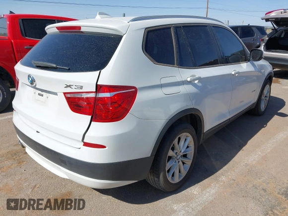 2013 BMW X3 xDrive28i with VIN 5UXWX9C55D0A26358, listed as a IAAI auction lot 42229409 with 145,784 mi miles and . Bid and sale history available at DreamBid. Image 4.