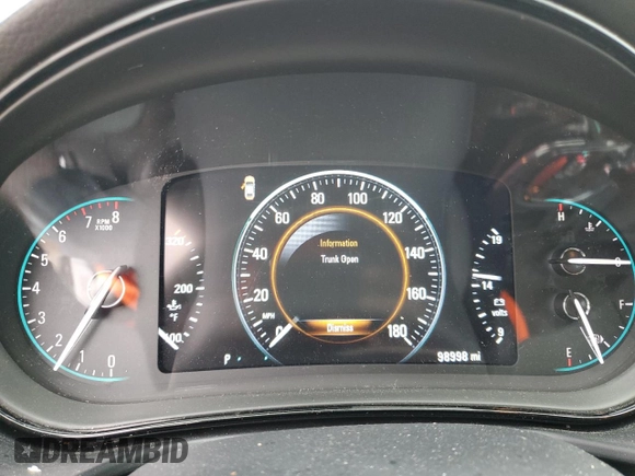 2017 Buick Regal GS with VIN 2G4GT5GX4H9135713, listed as a Copart auction lot 80759614 with 98,998 mi miles and Salvage title. Bid and sale history available at DreamBid. Image 9.