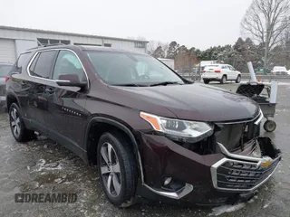 2021 Chevrolet Traverse LT Leather with VIN 1GNEVHKW3MJ249827, listed as a IAAI auction lot 41601914 with 94,031 mi miles. Bid and sale history available at carsss.com. Image 1.