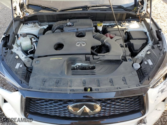 2022 Infiniti QX50 LUXE with VIN 3PCAJ5BB3NF107145, listed as a Copart auction lot 70091034 with 35,513 mi miles and Salvage Title. Bid and sale history available at carsss.com. Image 13.