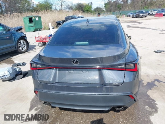 2021 Lexus IS 300 with VIN JTHC81F21M5046917, listed as a IAAI auction lot 42052845 with 40,846 mi miles and . Bid and sale history available at DreamBid. Image 16.