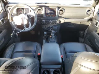 2021 Jeep Wrangler Unlimited Sahara with VIN 1C4HJXEG2MW536286, listed as a Copart auction lot 44827415 with 48,382 mi miles and Salvage title. Bid and sale history available at DreamBid. Image 8.