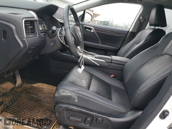2022 Lexus RX 350 with VIN 2T2HZMDA3NC362383, listed as a Copart auction lot 45085255 with 43,905 mi miles and Salvage Title. Bid and sale history available at DreamBid. Image 7.